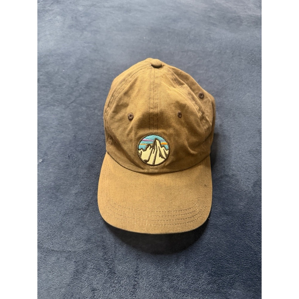 Patagonia Fitz Roy Scope Icon Cap Brown Cotton Strapback Hat 51884 OSFA